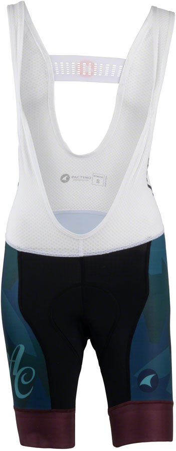 All-City Night Claw Women's Bib Short - Black, Dark Teal, Spruce Green, Mulberry, X-Large 