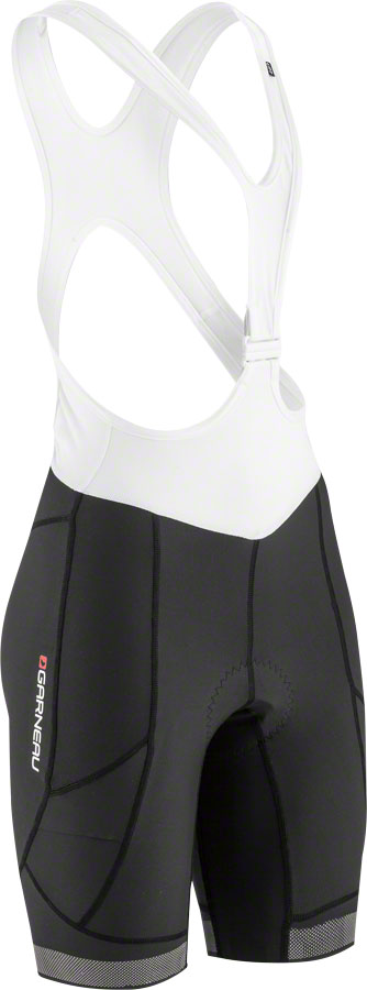 Garneau CB Neo Power RTR Bib Shorts - Black/White, X-Large, Women's 