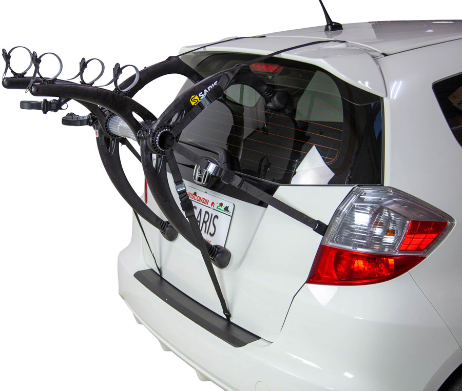 saris bones 2 bike trunk rack black