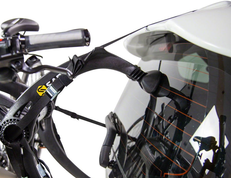 saris bones 2 bike trunk rack black