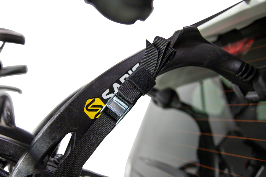 saris bones 2 bike trunk rack black