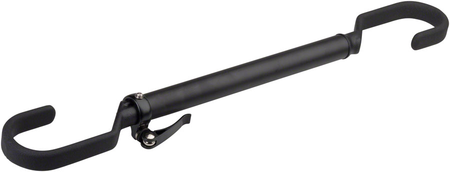 Delta Adjustable Crossbar Top Tube Frame Adapter: Black