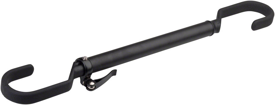 Delta Adjustable Crossbar Top Tube Frame Adapter: Black






