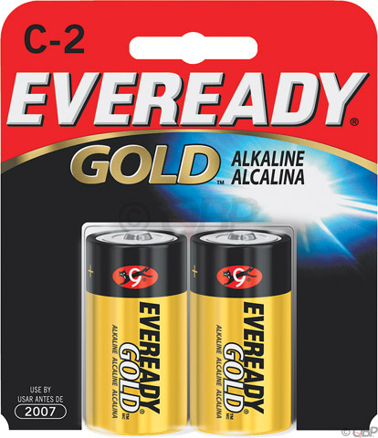 Eveready Gold C Alkaline Battery: 2-Pack 