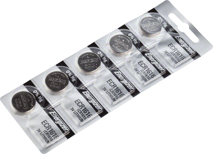 Energizer CR1616 Lithium Battery Card of 5 