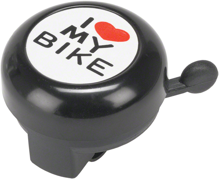 Dimension "I Heart My Bike" Black Bell






