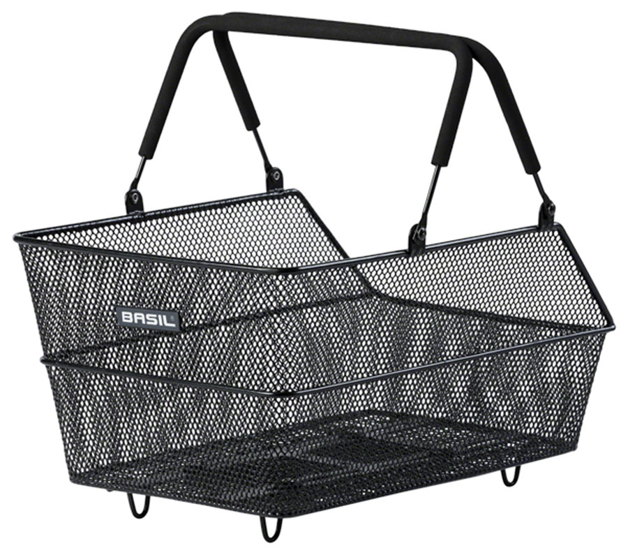 Basil Centro MIK Rear Basket - Black