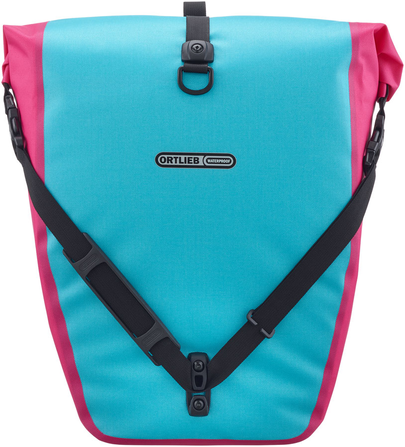 Ortlieb Back-Roller Cyber Pannier - 20L, Cyber Blue/Pink