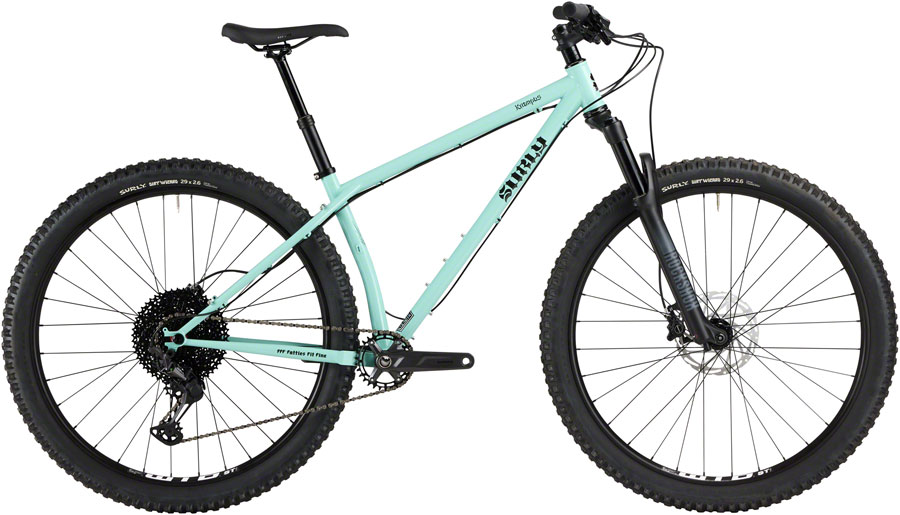 Surly Krampus Front Suspension Bike - 29", Steel, Blue Oyster Coat, Small