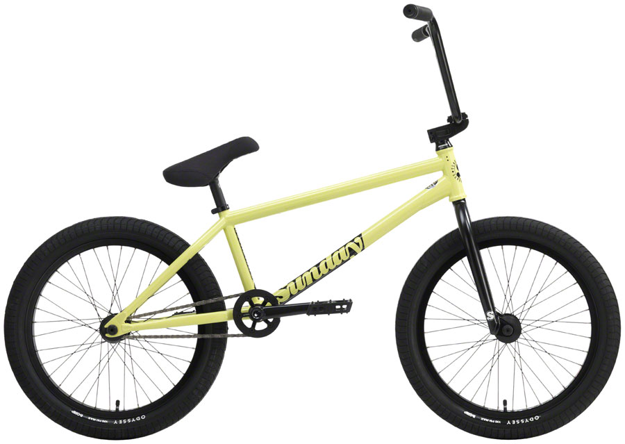 Sunday Soundwave BMX Bike - 21" TT, Gloss Yellow, RHD