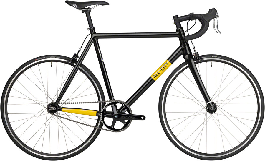 All-City Thunderdome Bike - 700c, Aluminum, Gold Fang, 52cm 