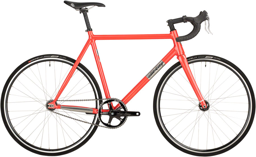 All-City Thunderdome Bike - 700c, Aluminum, Hot Pink Blink, 49cm 