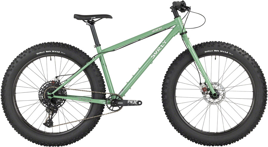 Surly Wednesday Fat Bike - 26", Steel, Shangri-La Green, Medium 