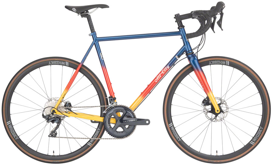 All City Zig Zag Bike 700c Steel Ultegra Sunset Glow 58cm Bikeparts.Com