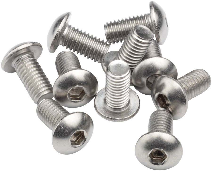 M5 x 10.0mm Stainless Button Head Bolt: Bag/10