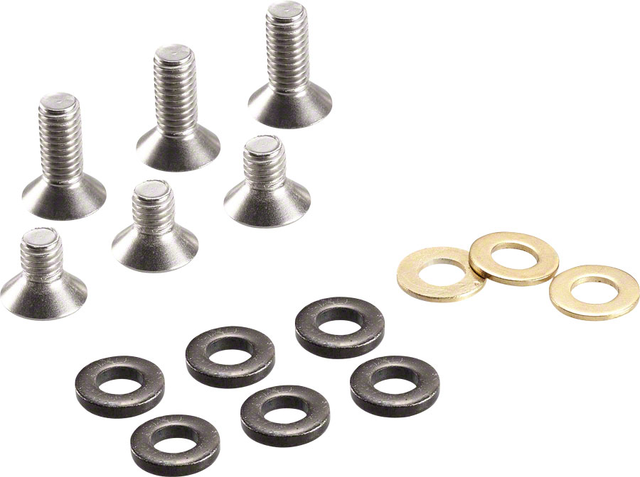 e*thirteen ISCG Bolt kit 10mm/16mm Flat Head Bolts and Chain Line Spacers






