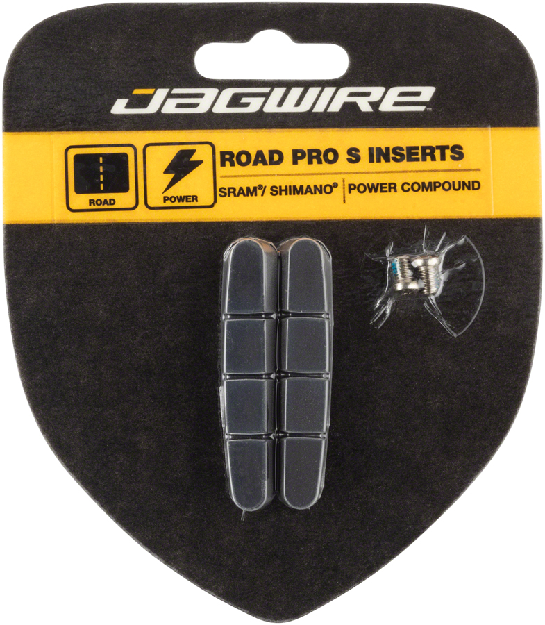 Jagwire Road Pro S Brake Pad Inserts SRAM/Shimano, Black 