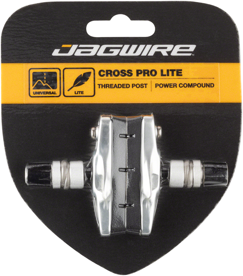 Jagwire Cross Pro Brake Pads Threaded Post Silver 