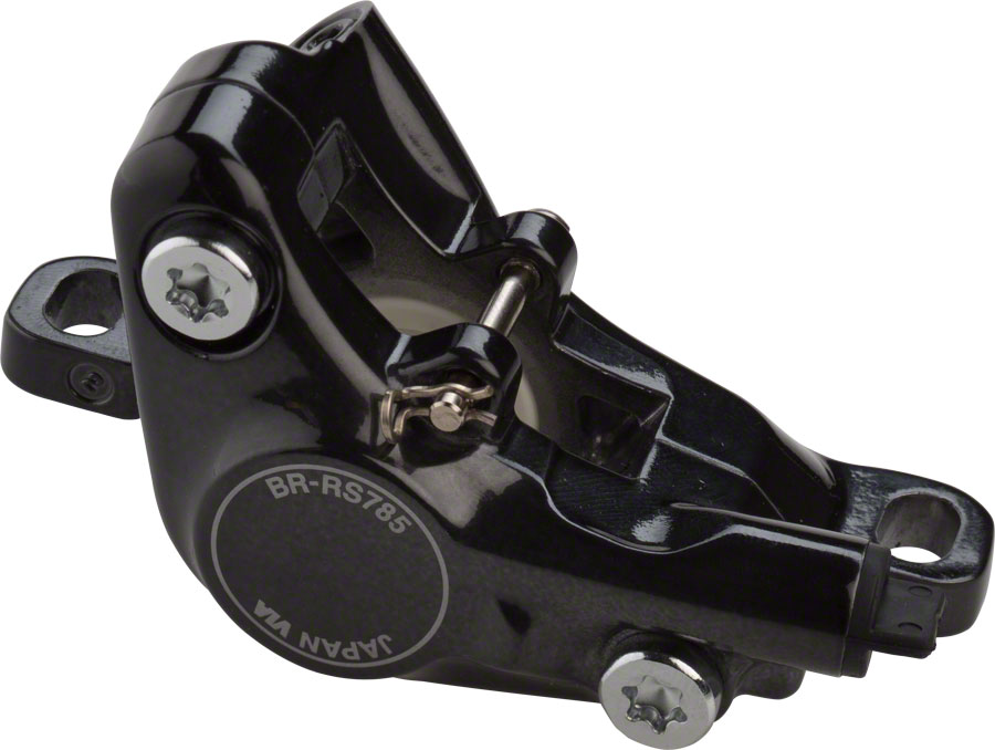 Shimano BR-RS785 Hydraulic Disc Brake Caliper with Resin Pads with Fins, Front or Rear 