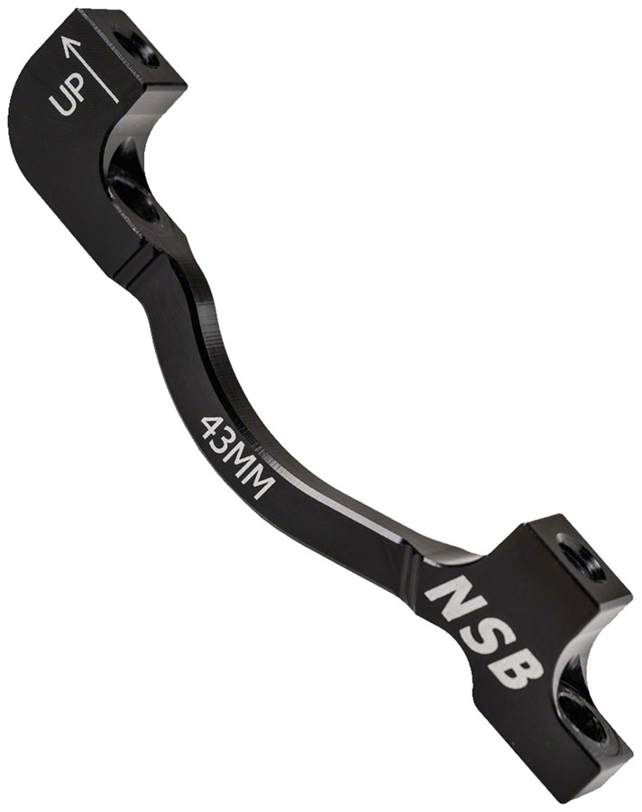 North Shore Billet Brake Adaptor +43mm, 160mm Post Mount to 203mm