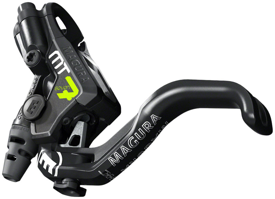 Magura MT7 Disc Brake Master Cylinder and Lever Assembly - 1-Finger, Tool-less Reach Adjust, Black 