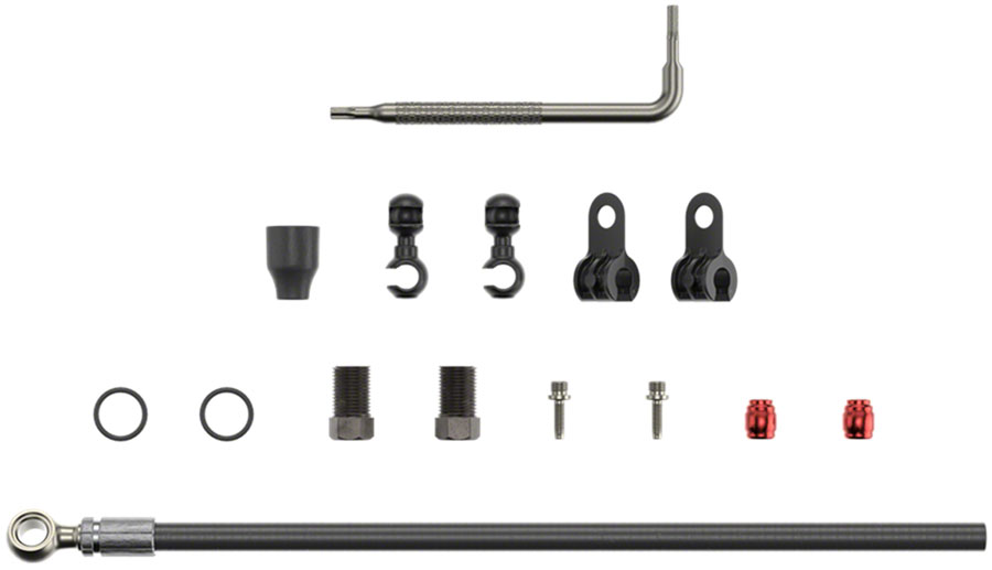 SRAM Disc Brake Hose Kit - Silver Banjo, 2000mm 