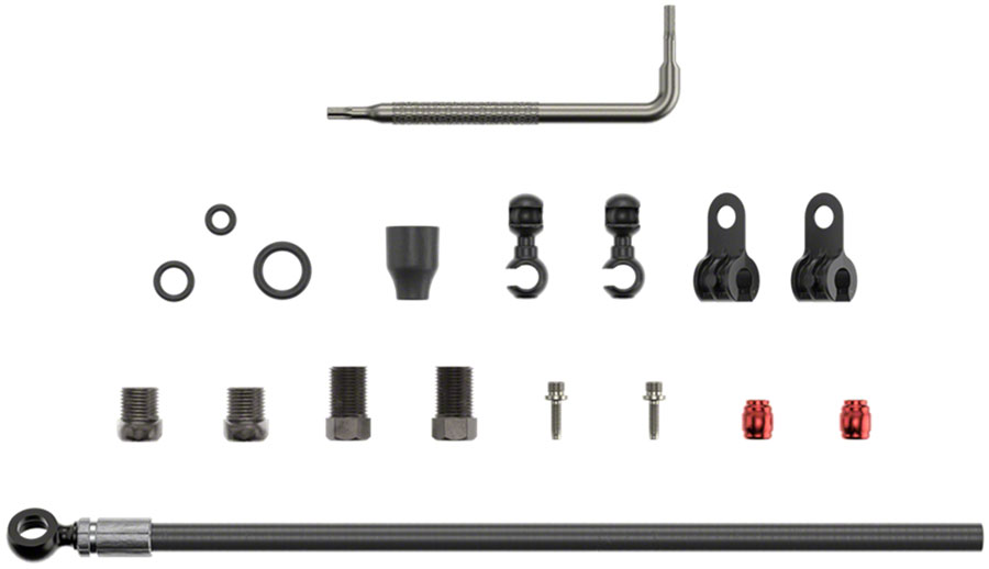 SRAM Disc Brake Hose Kit - Black Banjo, 2000mm 