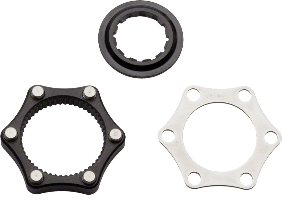 Problem Solvers Center Lock to 6-Bolt Rotor Adapter Kit - QR and 12mm Axle 