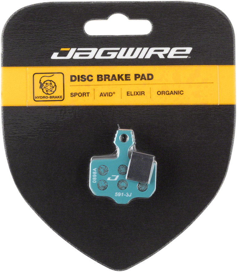 Jagwire Sport Organic Disc Brake Pads - For various SRAM Level and Avid Elixir Models 