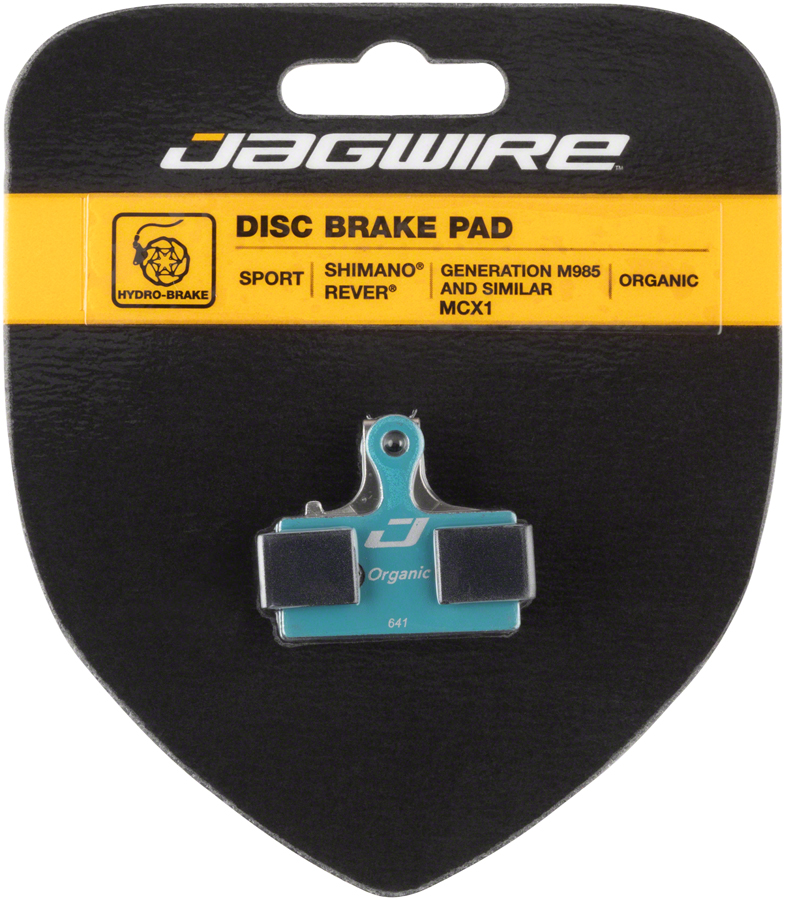 Jagwire Sport Organic Disc Brake Pads - For Shimano S700, M615, M6000, M785, M8000, M666, M675, M7000, M9000, M9020, M985, M987 