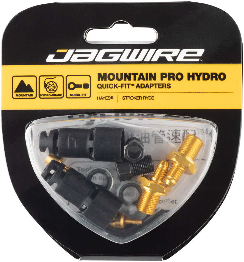 Jagwire Pro Disc Brake Hydraulic Hose Quick-Fit Adaptor - For Hayes Dyno Comp/Sport, Prime Sport, Radar, Stroker Ryde 