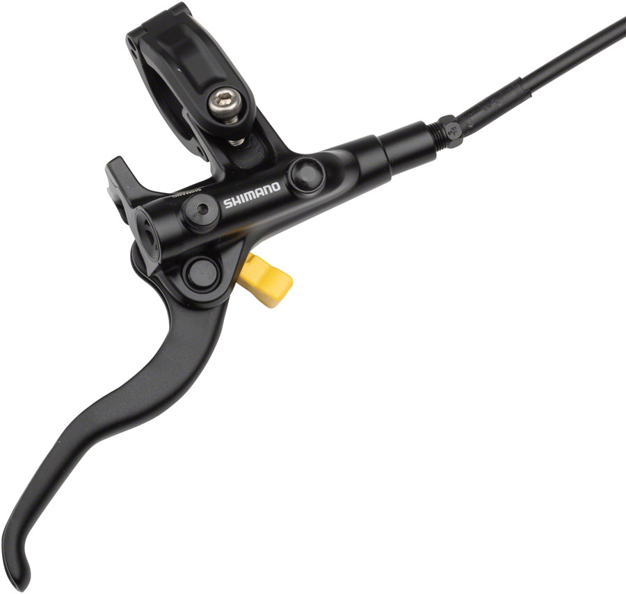 Shimano Deore BL-M4100/BR-MT410 Disc Brake and Lever - Rear, Hydraulic, Resin Pads, Gray 