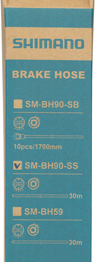 Shimano SM-BH90-SS Bulk Hydraulic Disc Brake Hose Roll - 30M, Black ...