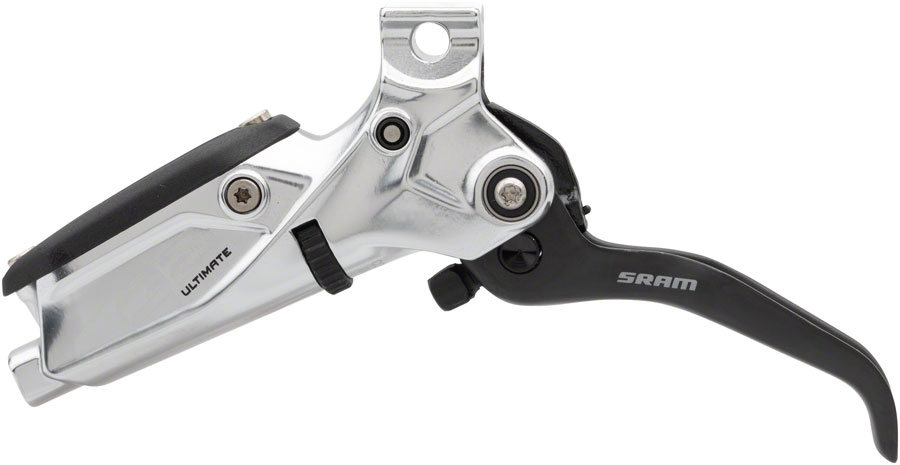 SRAM G2 Ultimate Disc Brake Lever Assembly - Carbon Lever, Polar Grey Anodized, A2 