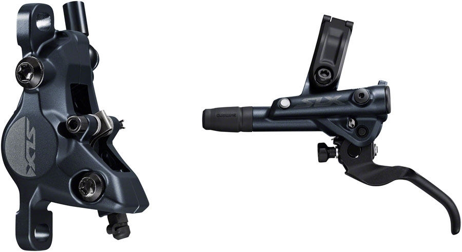 Shimano SLX BL-M7100/BR-M7100 Disc Brake and Lever - Front, Hydraulic, Post Mount, 2-Piston, Black 