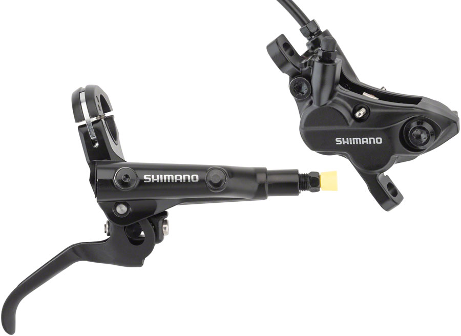 Shimano Deore BL-MT501/BR-MT520 Disc Brake and Lever - Rear, Hydraulic, Post Mount, Black 