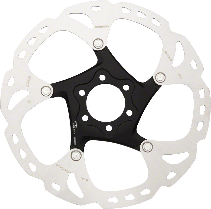 Shimano Deore XT SM-RT86-M Disc Brake Rotor - 180mm, 6-Bolt, Silver