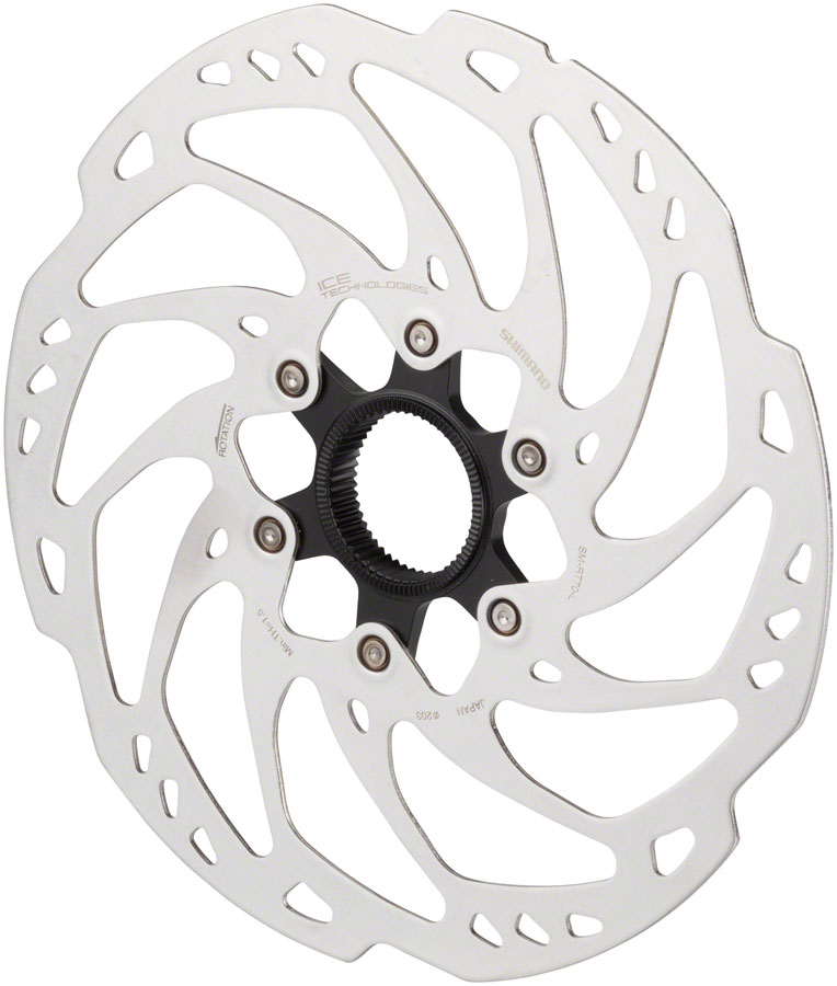 Shimano SLX SM-RT70-LE Disc Brake Rotor - 203mm, Center Lock, Silver 