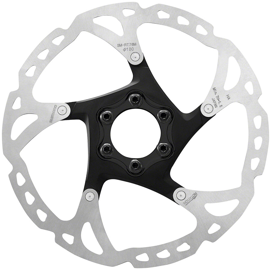 Shimano DEORE XT SM-RT76 Disc Rotor - 203mm, 6-Bolt 