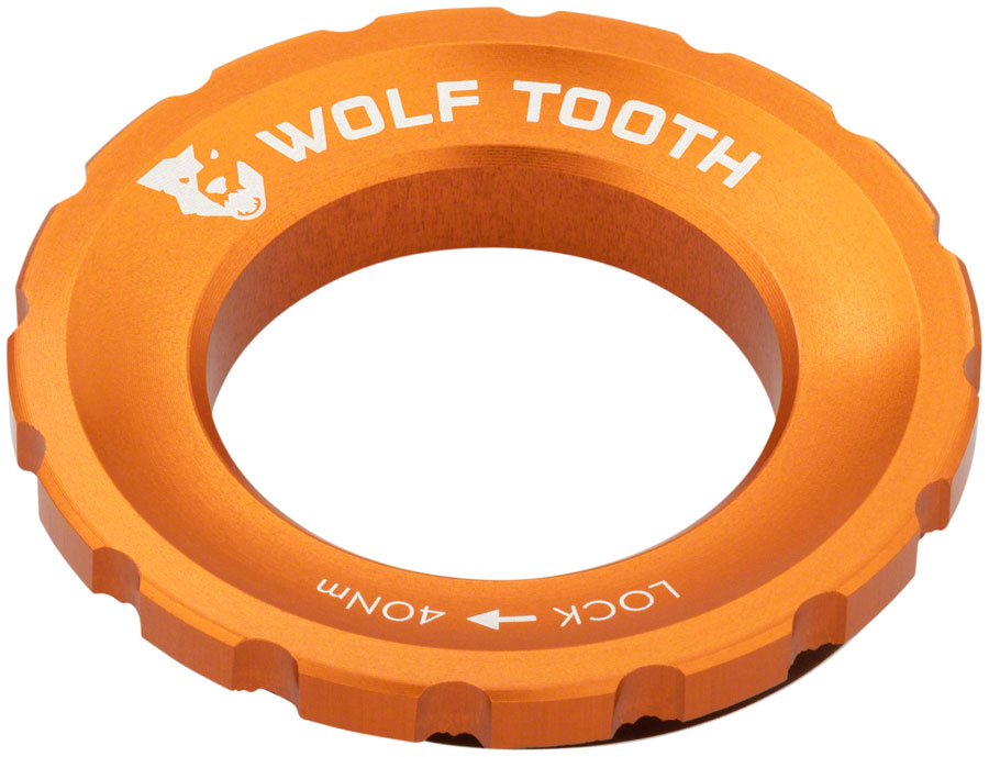 Wolf Tooth CenterLock Rotor Lockring - External Splined, Orange 