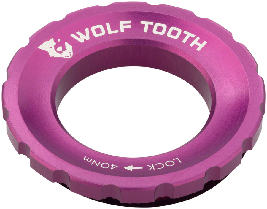 Wolf Tooth CenterLock Rotor Lockring - External Splined, Purple 
