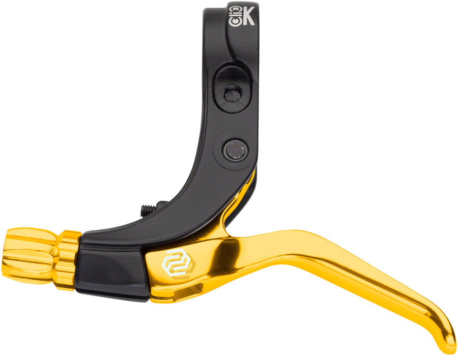 Promax Click VPoint Brake Lever Long Reach, Gold