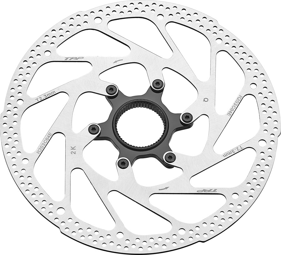 TRP RC04E Disc Brake Rotor - 203mm, Center Lock, 2.3mm
