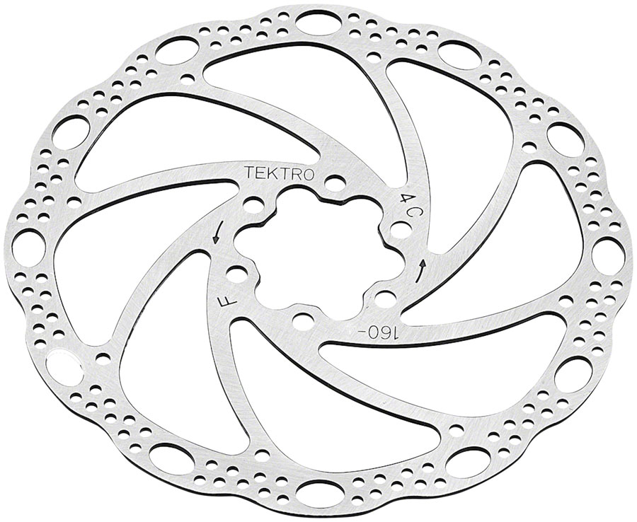 Tektro TR140-22 Disc Rotor - 140mm, 6-Bolt, Silver 