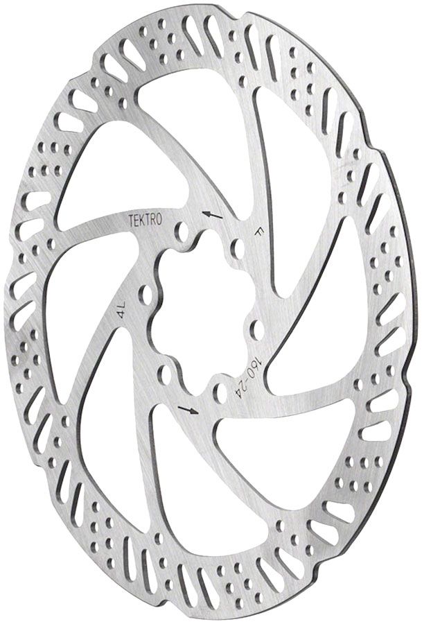 Tektro TR203-24 Disc Rotor - 203mm, 6-Bolt, Silver 