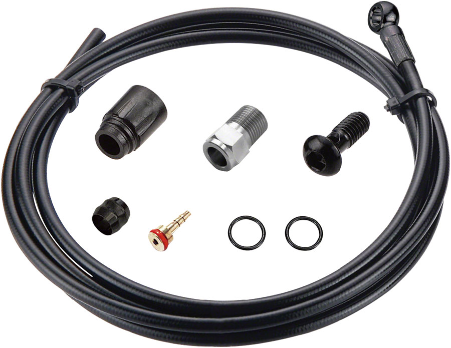 Tektro #30 Hydraulic Brake Hose Kit - With Banjo Unit, 5.0mm x 2000mm 