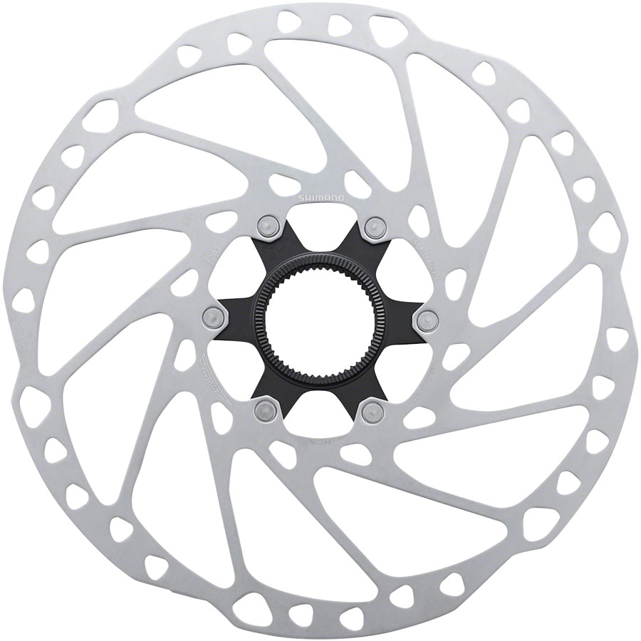 Shimano SM-RT64-LL Disc Brake Rotor with External Lockring - 220mm, Center Lock, Silver 