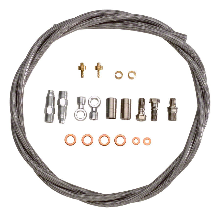 Hope Braided Stainless Hydraulic Hose Kit with Fittings - Mfg by Goodridge for Hope






