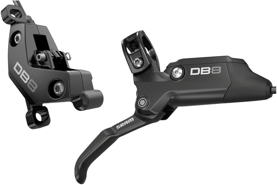SRAM DB8 Disc Brake and Lever - Front, Mineral Oil Hydraulic, Post Mount, Diffusion Black, A1 