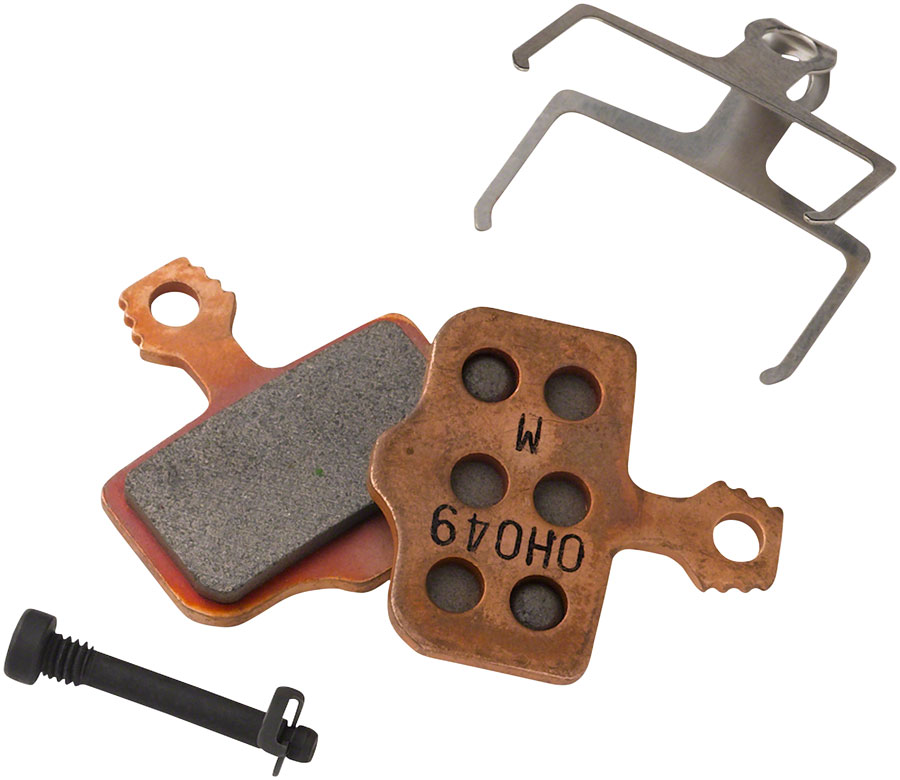 SRAM Disc Brake Pads - Organic Compound, Steel Backed, Powerful, For Level, Elixir, and 2-Piece Road 